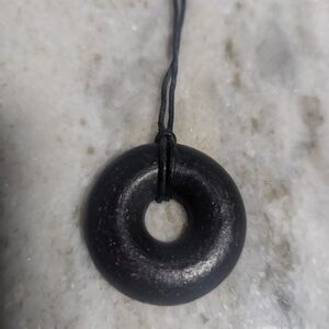 Black Pendant Necklace